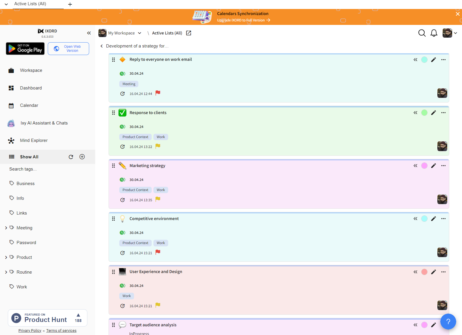 Effortless Tag-Based Organization